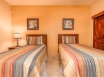 Condo 531 in El Dorado Ranch, San Felipe, BC - first bedroom two single beds